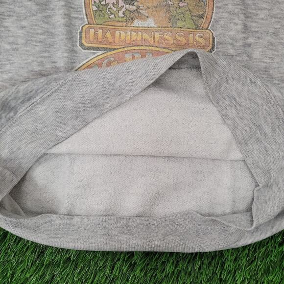 Vintage 90s Hunting Big-Bucks Sweatshirt Women XL 22x22 Boxy - Picture 11 of 11